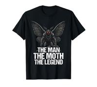 Mothman Cryptid The Man The Moth The Legend Funny Vintage Camiseta gráfica económica