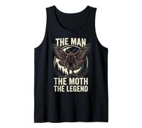 Mothman Cryptid The Man The Moth The Legend Funny Vintage Camiseta sin Mangas