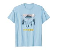 Mothman es mi hogareño: Misterio del Bosque Amante críptido Camiseta, Hombre, Azul Bebé, 3XL