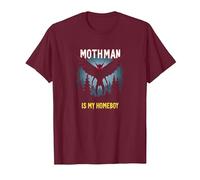 Mothman es mi hogareño: Misterio del Bosque Amante críptido Camiseta, Hombre, Granate, S