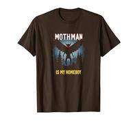 Mothman es mi hogareño: Misterio del Bosque Amante críptido Camiseta, Hombre, Marrón, XXL