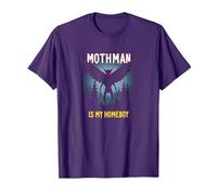 Mothman es mi hogareño: Misterio del Bosque Amante críptido Camiseta, Hombre, Morado, M