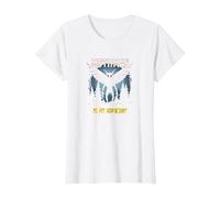 Mothman es mi hogareño: Misterio del Bosque Amante críptido Camiseta, Mujer, Blanco, XXL