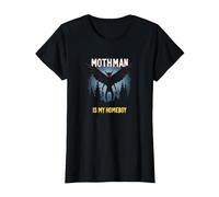 Mothman es mi hogareño: Misterio del Bosque Amante críptido Camiseta, Mujer, Negro, XL