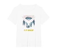 Mothman es mi hogareño: Misterio del Bosque Amante críptido Camiseta, Mujer Tallas Grandes, Blanco, 5XL Grande
