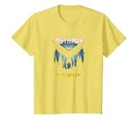 Mothman es mi hogareño: Misterio del Bosque Amante críptido Camiseta, Niños, Limón, 3 años
