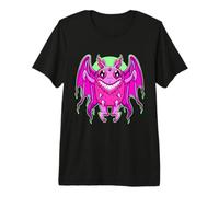 Mothman Pastel Goth Cute Creepy 3 Eyed Beast Kawaii Cryptid Camiseta Premium