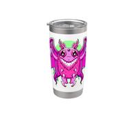 Mothman Pastel Goth Cute Creepy 3 Eyed Beast Kawaii Cryptid Vaso térmico de acero inoxidable de doble pared