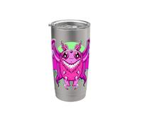 Mothman Pastel Goth Cute Creepy 3 Eyed Beast Kawaii Cryptid Vaso térmico de acero inoxidable de doble pared