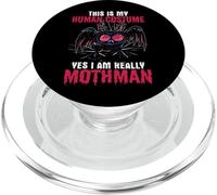 Mothman This Is My Human Costume Sí Soy Realmente Mothman PopSockets PopGrip para MagSafe