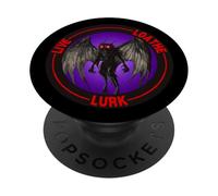 Mothman -Vive, Odio, Acecho PopSockets PopGrip Adhesivo