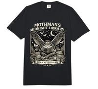 Mothman's Midnight Library Cryptid Night Reader Fantasía Comfort Colors Adult Heavyweight T-Shirt