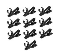 MOTHNUR 10 Clips De Micrófono De Solapa Soporte Para Micrófono Sujeción Firme Diseño Compacto Portátil Para Profesionales En Ktv y Representaciones Teatrales