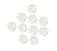 MOTHNUR 10 piezas Unidades Protectores de Enchufe Abs para Seguridad Infantil Cubiertas para Enchufes Franceses Diseño Sólido y Duradero Fáciles de Instalar Protección contra Contacto