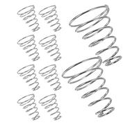 MOTHNUR 10 Unidades Muelles de Batería de Acero Inoxidable Resorte Forma de Torre para Linterna LED Contacto Flexible para Pilas Repuesto Duradero para Cargador y Foco Portátil