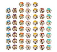 MOTHNUR 100 Campanas para Collares de Mascotas de 14 MM Cascabeles para Gatos Pequeños Campanas Colgantes de Flores de Colores Accesorio DIY para Identificación y Decoración