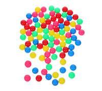 MOTHNUR 100 Piezas Bolas Plásticas Huecas para Montessori Stem Aprendizaje Preescolar Colores Surtidos Resistentes y Ligeras para Experimentos y Actividades