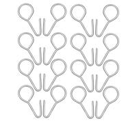 MOTHNUR 100 piezas Ganchos Metálicos S para Fijación de Fundas de Asiento de Coche Resistentes y Duraderos para Cubreasientos Seguros y Estables Interiores Automotrices