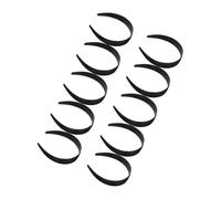 MOTHNUR 10piezas Diadema De Piel Lisa Ancha y Gruesa Para Manualidades y Diy Para Niñas y Mujeres Sin Dientes Color Liso