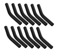 MOTHNUR 12 piezas Puntas de Silicona para Pajitas Inoxidable Reutilizables Cubiertas Resistentes Temperaturas para Bebidas Calientes y Frías Uso Casa y Viajes