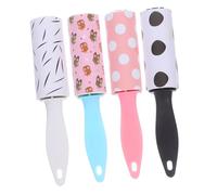 MOTHNUR 12 Piezas Rodillo Quitapelusas Adhesivo para Pelos de Mascotas Mini Rodillos Pegajosos para Ropa Muebles y Alfombras Limpiador Portátil para Gatos y Perros