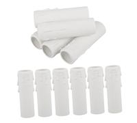 MOTHNUR 12 Piezas Unidades Fundas Antigoteo para Velas Efecto Cera Goteante Cubiertas para Candelabros Plástico para Decoración Bodas Fiestas