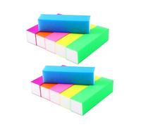 MOTHNUR 12piezas Bloques De Pulido Para Uñas Herramientas De Manicura y Esponjas De Esmalte Accesorios De Salón Para Mujeres Lijado y Pulido De Uñas Morado