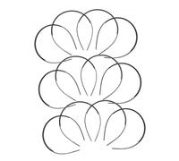 MOTHNUR 12piezas Diademas De Plástico Con Dientes Antideslizantes Diadema Para Mujeres y Niñas Kit De Manualidades