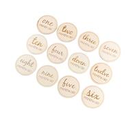 MOTHNUR 12piezas Tarjetas Mensuales Para Bebés Tarjetas De De De Cumpleaños Para Recién Nacidos Para Fotos Conmemoración Del Primer Año