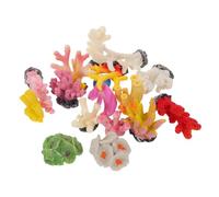 MOTHNUR 16 Piezas Coral Artificial para Acuario Decoración Marina de Resina Miniatura Adornos para Paisaje de Pecera Seguros para Peces Accesorios para Tanque de Betta y Decoración Náutica