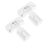 MOTHNUR 2 piezas Cerraduras para Armarios Adhesivas Bloqueo Seguridad Bebés para Frigorífico Congelador Despensa y Muebles Instalación sin Taladro Protección Infantil Versátil