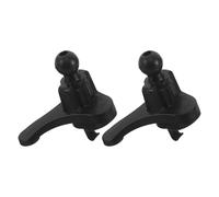 MOTHNUR 2 Piezas Clip para Teléfono Móvil Coche Clip de Ventilación de Aire Acondicionado, Soporte para Móvil Rotativo 360°, 2 Piezas, Compatible Rejillas de Ventilación Automotriz