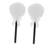 MOTHNUR 2 Piezas Esponja de Maquillaje y Esponjosa para Polvo y Compacto Aplicador para Cuerpo Varita Mágica de Transportar y Usar