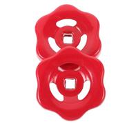 MOTHNUR 2 Piezas Manilla para Grifo Exterior Orificio Cuadrado Diseño Ergonómico para Válvulas de Compuerta Mango de Rueda de Fundición Fácil Instalación y Agarre Seguro Exteriores