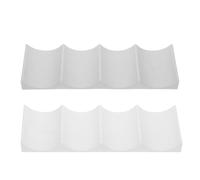 MOTHNUR 2 Piezas Organizador Vino para Refrigerador y Encimera Soporte Plástico Multi Funcional Color Leche para Almacenamiento Cocina y Oficina