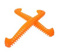 MOTHNUR 2 Piezas Protectores Elásticos para Patines de Hielo 28 Cm, Funda para Cuchillas de Patinaje Artístico y Hockey, Color Naranja, Paquete de 2 Piezas, Accesorios Ligeros y