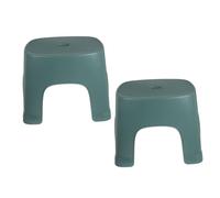 MOTHNUR 2 Piezas Taburete para Pequeños Banqueta de Plástico Antideslizante para Baño y Cambio de Zapatos Taburete Estable para Inodoros y Uso Multifuncional Hogar