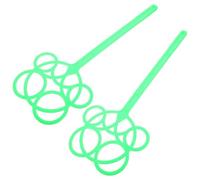 MOTHNUR 2 Plumero Sacudidor Manual para Ropa de Cama y Edredones Tamaño Pequeño 55 CM Color Verde Cepillo para Polvo Reutilizable Miniplumero Estático para Limpieza Profunda de