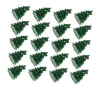 MOTHNUR 20 Piezas Resin DIY Christmas Tree Charms Headdress Accessories Phone Case Ornament Navidad Craft Kit