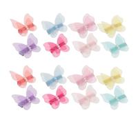 MOTHNUR 24 Piezas Clips para Pelo de Mascota con y Falsa Accesorios para Gatos y Perros Clips Seguros y Cómodos Colores Surtidos para Diario y Fiestas