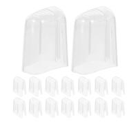 MOTHNUR 24 Piezas Protector para Cabezal de Cepillo Eléctrico Fundas Translúcidas Antimicrobianas para Viaje Cubiertas Higiénicas para Cabezas de Cepillos Accesorios Portátiles