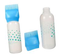 MOTHNUR 2piezas Botella De Aplicación De Tinte Para Cabello Con Peine y Escala Graduada Para Coloración y Aplicación De Diseño Ligero y Duradero Herramienta Práctica Para Salones y