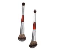 MOTHNUR 2piezas Brocha De Maquillaje Doble Cara Para Ojos Pinceles Para Sombras Para Maquillaje Profesional y
