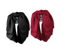 MOTHNUR 2piezas Elegantes Clips De Pelo Con Lazo De Cabello Para Mujeres y Accesorios De Frances Para Recogidos y