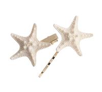 MOTHNUR 2piezas Pasadores De Cabello De Estrella De Mar De Accesorios Elegantes Para Bodas La Playa Horquillas De Resina Artesanales Para Fiestas y Viajes Para Cabello Para Niñas