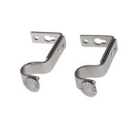 MOTHNUR 2piezas Soporte Ajustable para Barra De Cortina De Soporte De Montaje Resistente para Cortinas y Estores Pareja Acabado Níquel Arena Fácil Instalación para Barras