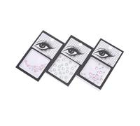 MOTHNUR 3 juegos Gemas Faciales Autoadhesivas Brillantes para Ojos y Uñas Pegatinas Decorativas para Maquillaje de Fiesta y Festivales Fácil Aplicación