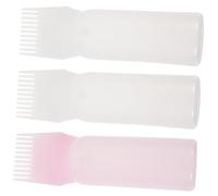 MOTHNUR 3 Piezas Botella De Champú De Botella De Peluquería Para Tinte De Cabello Aplicador De Cabello Herramienta De Barbería Para Salón De Peluquería