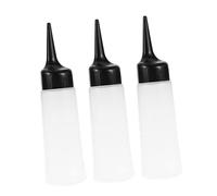 MOTHNUR 3 piezas Botellas de Tinte para Cabello Recipientes de Aplicación de Champú Rellenables Diseño Compacto para Salón y
