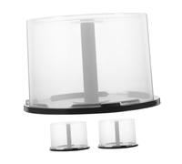 MOTHNUR 3 piezas Contenedor Almacenamiento CD Dvd Cubo Plástico Resistente para Discos Compacto y Portátil para Hogar y Viaje Diseño Ahorro Espacio y Fácil Acceso